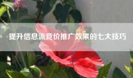 提升信息流竞价推广效果的七大技巧