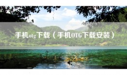 手机otg下载（手机OTG下载安装）