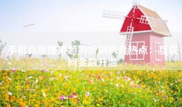 手机百度搜索趋势折射两会热点：互联网金融升温