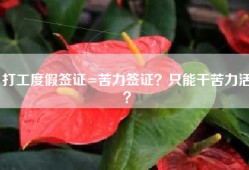 打工度假签证=苦力签证？只能干苦力活？