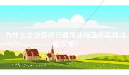 为什么企业要进行数字化转型，怎样才能实现？