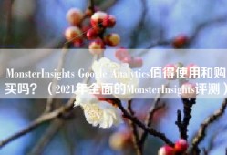 MonsterInsights Google Analytics值得使用和购买吗？（2021年全面的MonsterInsights评测）
