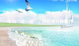 华为“碰一碰”，开启支付新模式