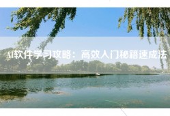 AI软件学习攻略：高效入门秘籍速成法
