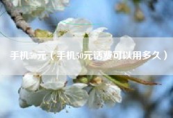 手机50元（手机50元话费可以用多久）