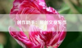 创作助手：原创文章写作