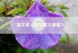 英文歌（英文歌儿童版）
