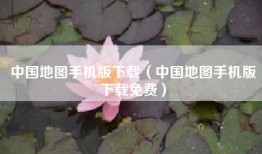 中国地图手机版下载（中国地图手机版下载免费）