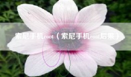索尼手机root（索尼手机root后果）