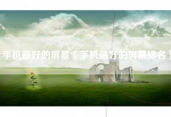 手机最好的屏幕（手机最好的屏幕排名）
