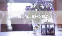手机中的nfc是什么意思