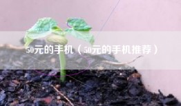 50元的手机（50元的手机推荐）