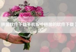 拼图软件下载手机版（拼图的软件下载）
