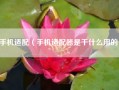 手机适配（手机适配器是干什么用的）