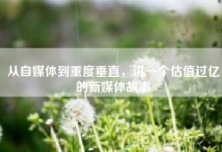 从自媒体到重度垂直，讲一个估值过亿的新媒体故事