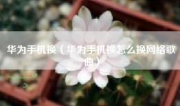 华为手机换（华为手机换怎么换网络歌曲）
