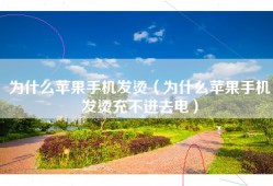 为什么苹果手机发烫（为什么苹果手机发烫充不进去电）