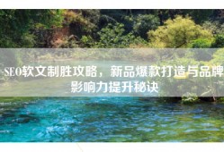 SEO软文制胜攻略，新品爆款打造与品牌影响力提升秘诀