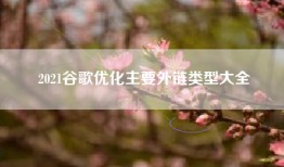 2021谷歌优化主要外链类型大全