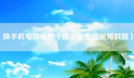 换手机电池视频（换手机电池视频教程）