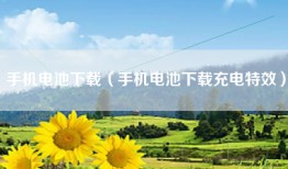 手机电池下载（手机电池下载充电特效）