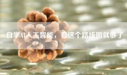 自学AI人工智能，看这个路线图就够了