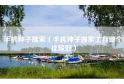 手机种子搜索（手机种子搜索工具哪个比较好）