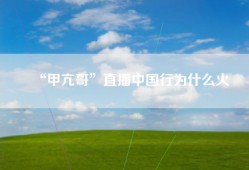 “甲亢哥”直播中国行为什么火