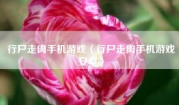 行尸走肉手机游戏（行尸走肉手机游戏安卓）