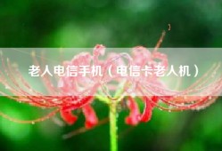 老人电信手机（电信卡老人机）