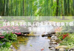 合金弹头手机版（合金弹头手机版下载无限金币）