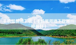 手机显微镜下载（手机显微镜下载哪一种最好）