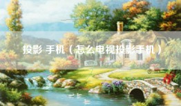 投影 手机（怎么电视投影手机）