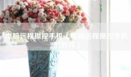 电脑远程操控手机（电脑远程操控手机的软件）
