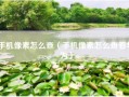 手机像素怎么查（手机像素怎么查看华为）
