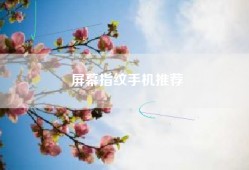 屏幕指纹手机推荐