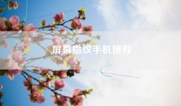 屏幕指纹手机推荐