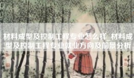 材料成型及控制工程专业怎么样_材料成型及控制工程专业就业方向及前景分析