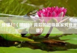 惊爆！〈哪吒2〉背后的超级赢家究竟是谁？