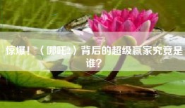 惊爆！〈哪吒2〉背后的超级赢家究竟是谁？