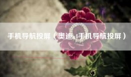 手机导航投屏（奥迪a4手机导航投屏）