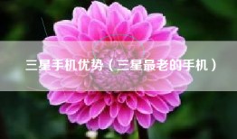 三星手机优势（三星最老的手机）