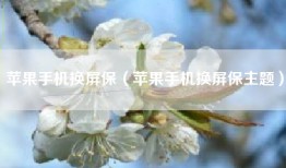 苹果手机换屏保（苹果手机换屏保主题）