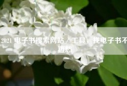 2021 电子书搜索网站／工具，找电子书不再愁