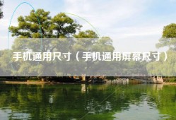 手机通用尺寸（手机通用屏幕尺寸）