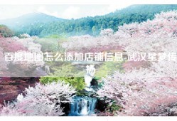 百度地图怎么添加店铺信息-武汉星梦传扬