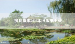 搜狗搜索2020年旧版本下载