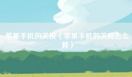苹果手机的关税（苹果手机的关税怎么算）