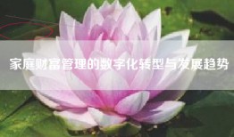 家庭财富管理的数字化转型与发展趋势