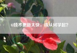 AI技术更新太快，该从何学起？